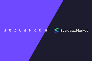 Sequence partner with Evaluate.Market Image